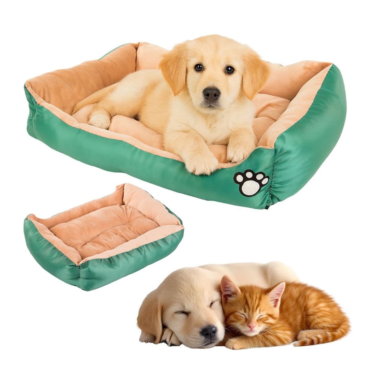 Hundsäng med halkskydd, 67 x 57 cm